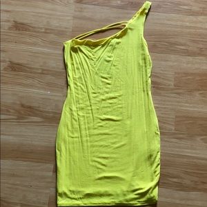 One shoulder mini dress